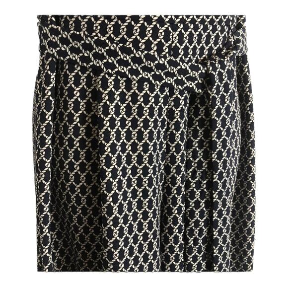 Tommy Hilfiger Rope-Print Belted crop sleevless navy & white Jumpsuit size 8 - Picture 6 of 12